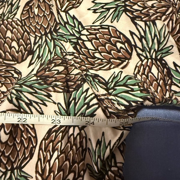 Goodfellow & Co Men's Pineapple Print Shirt - Brown - Picture 4 of 5